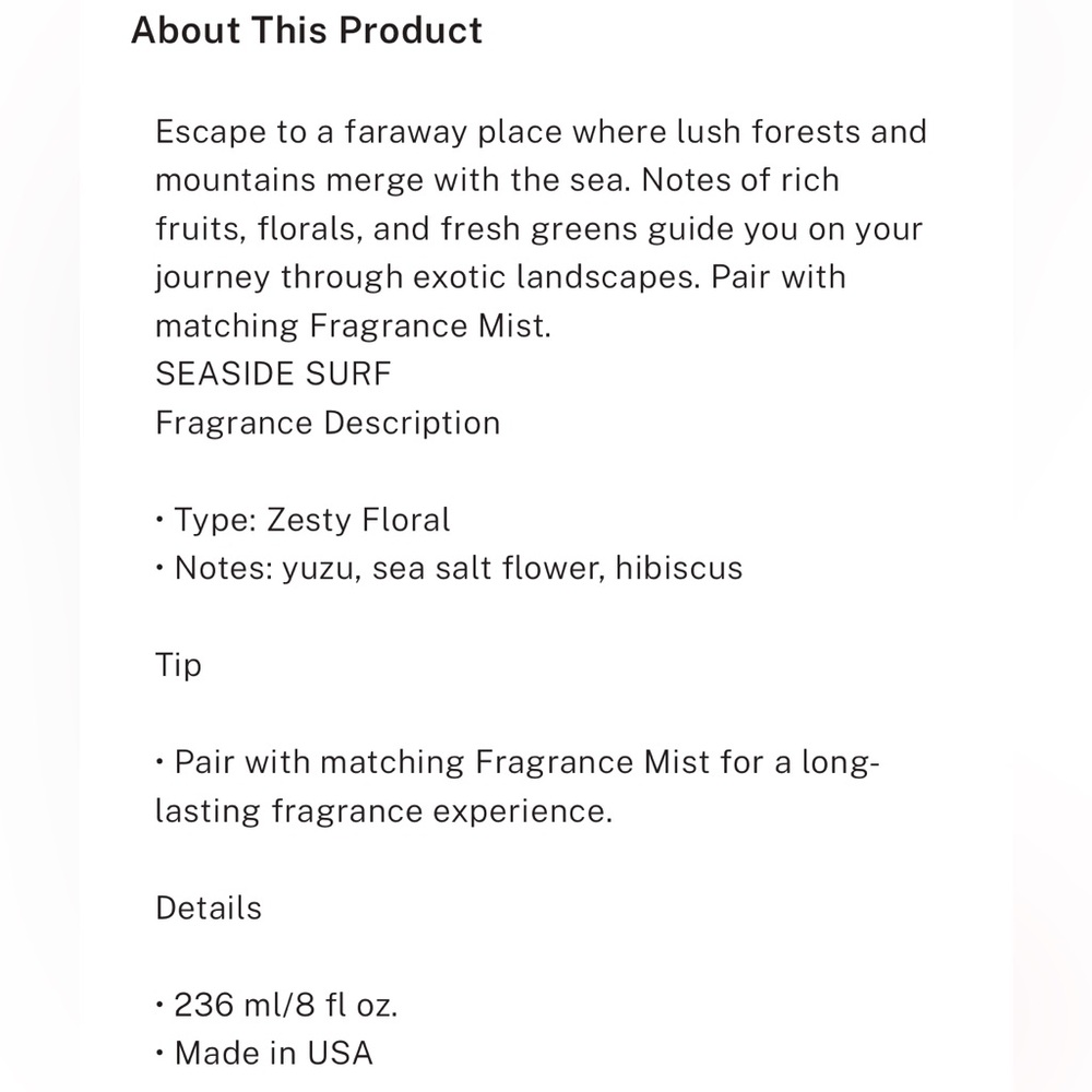 🆕💕VICTORIA’S SECRET CHASING PARADISE FRAGRANCE LOTION/ SEASIDE SURF - Picture 5 of 5